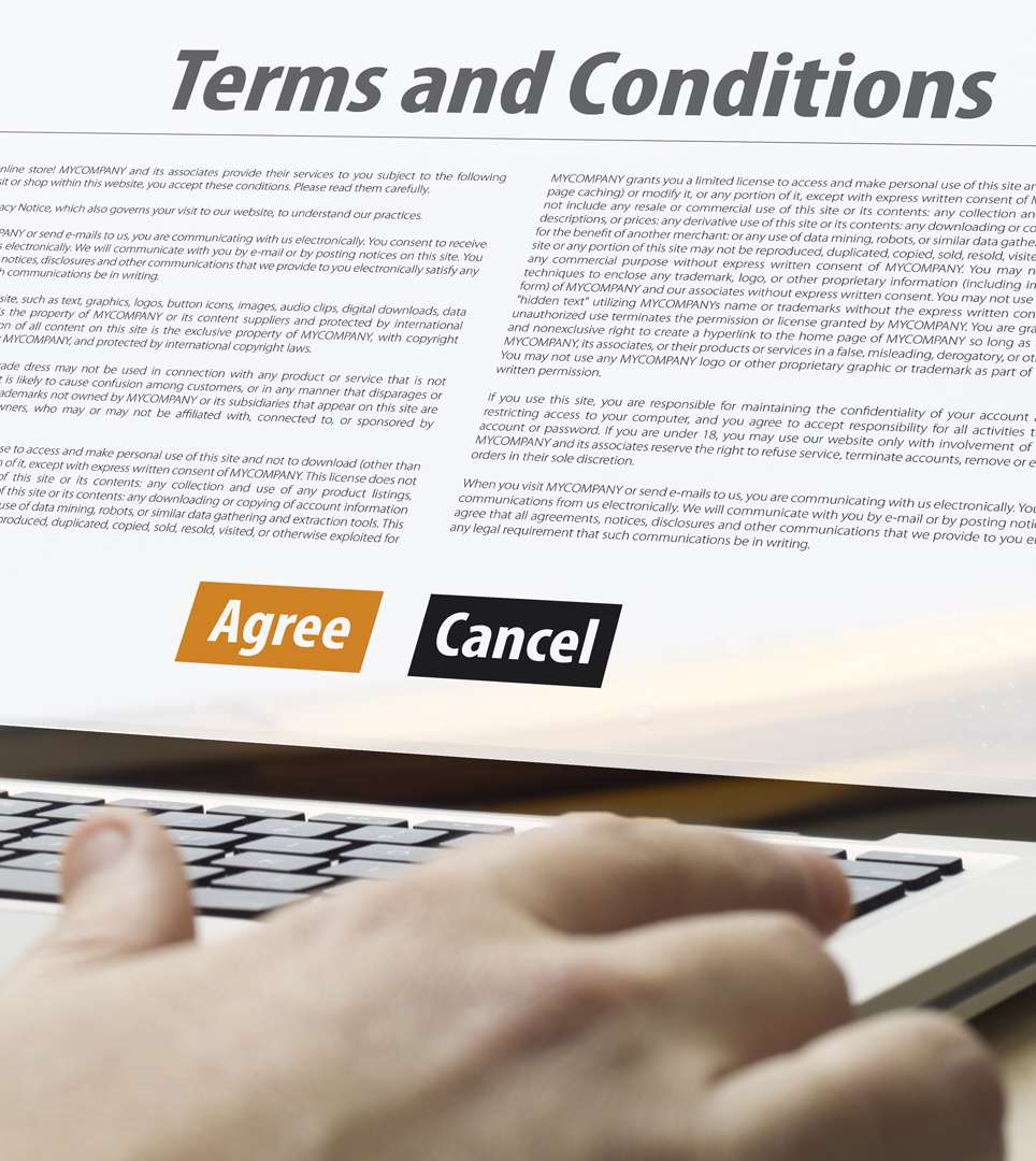 WEBSITE TERMS & CONDITIONS FOR THE SCANDIA  MOTEL